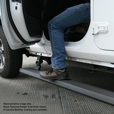 Go Rhino 20450572PC E1 Electric Running Board Kit For Jeep 18 Wrangler JK, Jeep 07-17 Wrangler Fits select: 2008,2015-2018 JEEP WRANGLER UNLIMITED
