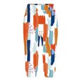 thumbnail image 4 of Pantalones Casuales de las Mujeres Imprimidos Leggings Pantalones Recortados, Pantalones Elásticos Cómodos para el Día Y el Deporte, 4 of 5