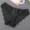 thumbnail image 5 of Sexy Lady Transparent Underwear Women Floral Lace Briefs Seamless Hollow Out Panties, 5 of 7