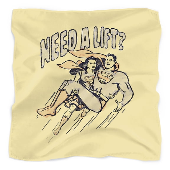 Superman Need a Lift Bandana (21 in x 21 in)