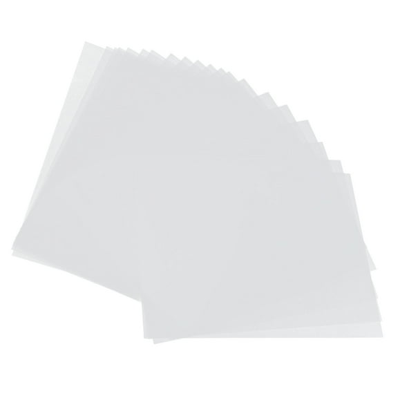 20pcs Heat Shrink Sheets Transparent Plastic Sheet Kit with Key Rings for Chains Jewelry Toys Making Gift