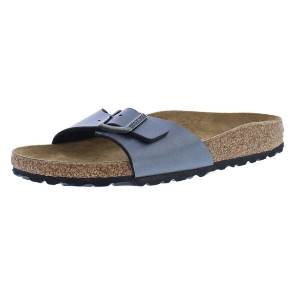 Birkenstock Madrid BS Narrow Unisex Shoes Size 3, Color: Metallic Black