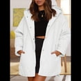 thumbnail image 4 of Chaqueta Larga con Capucha y Acolchado de Rombos para Mujer, Abrigo de Invierno de Moda, Holgado y de Gran Tamaño, Chaquetas Cálidas de Larga. S, 4 of 7