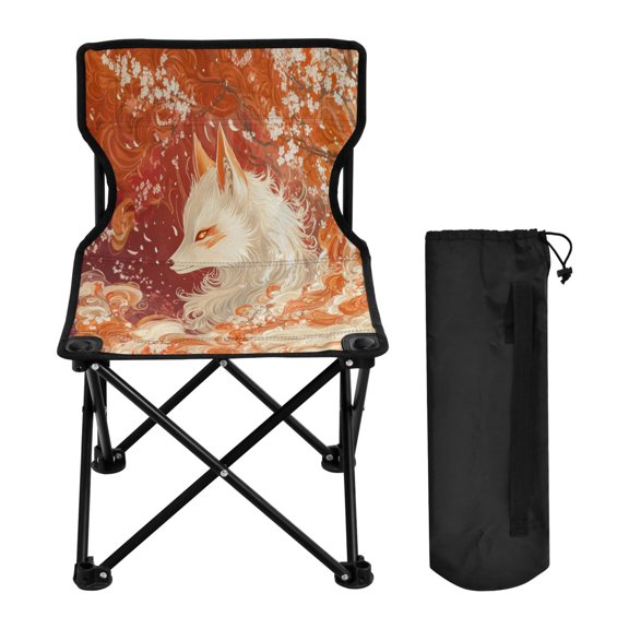 BZSMCE Camping Chairs Modern The Whispers Of Flame Pattern Folding chair