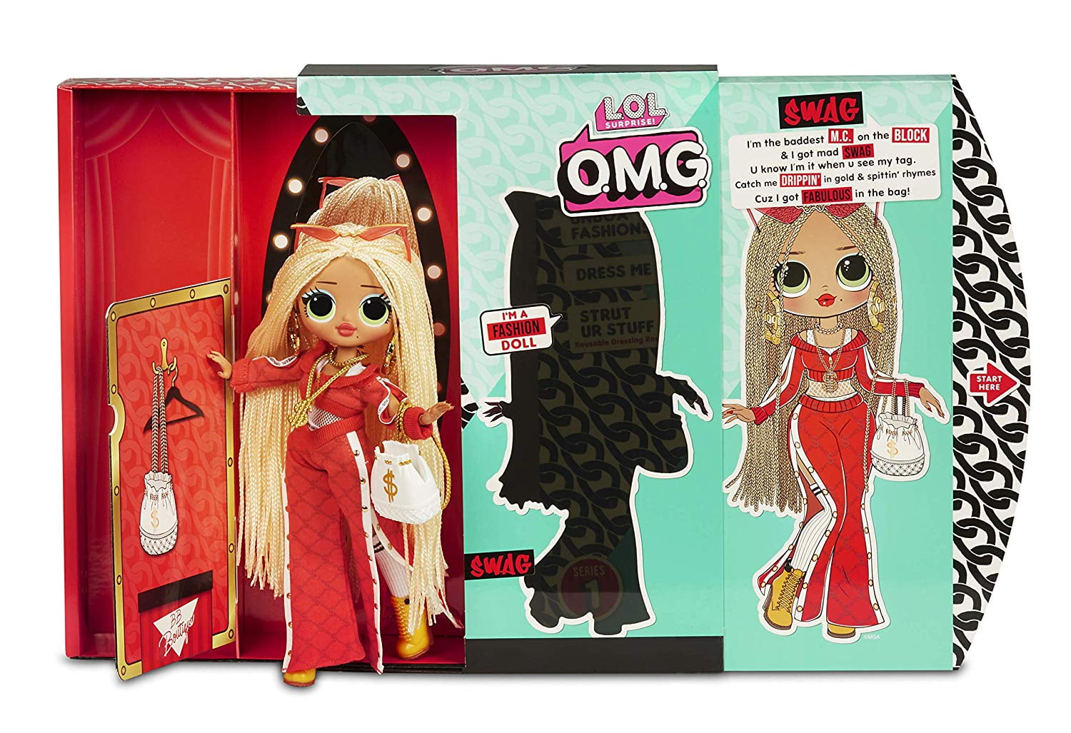 L.O.L. Surprise! Dolls O.M.G. Swag Series 1 Fashion Doll With 20 Surprises - Walmart.com - Walmart.com