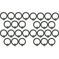 thumbnail image 4 of Urbanest Curtain Rings with Eyelets, 1.5" Inner Diameter, Set of 28 - Black, 4 of 6