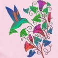 thumbnail image 2 of CafePress - Rainbow Hummingbird On Trumpet Vine Long Sleeve In - Long Sleeve Cotton Baby Bodysuit, 2 of 4