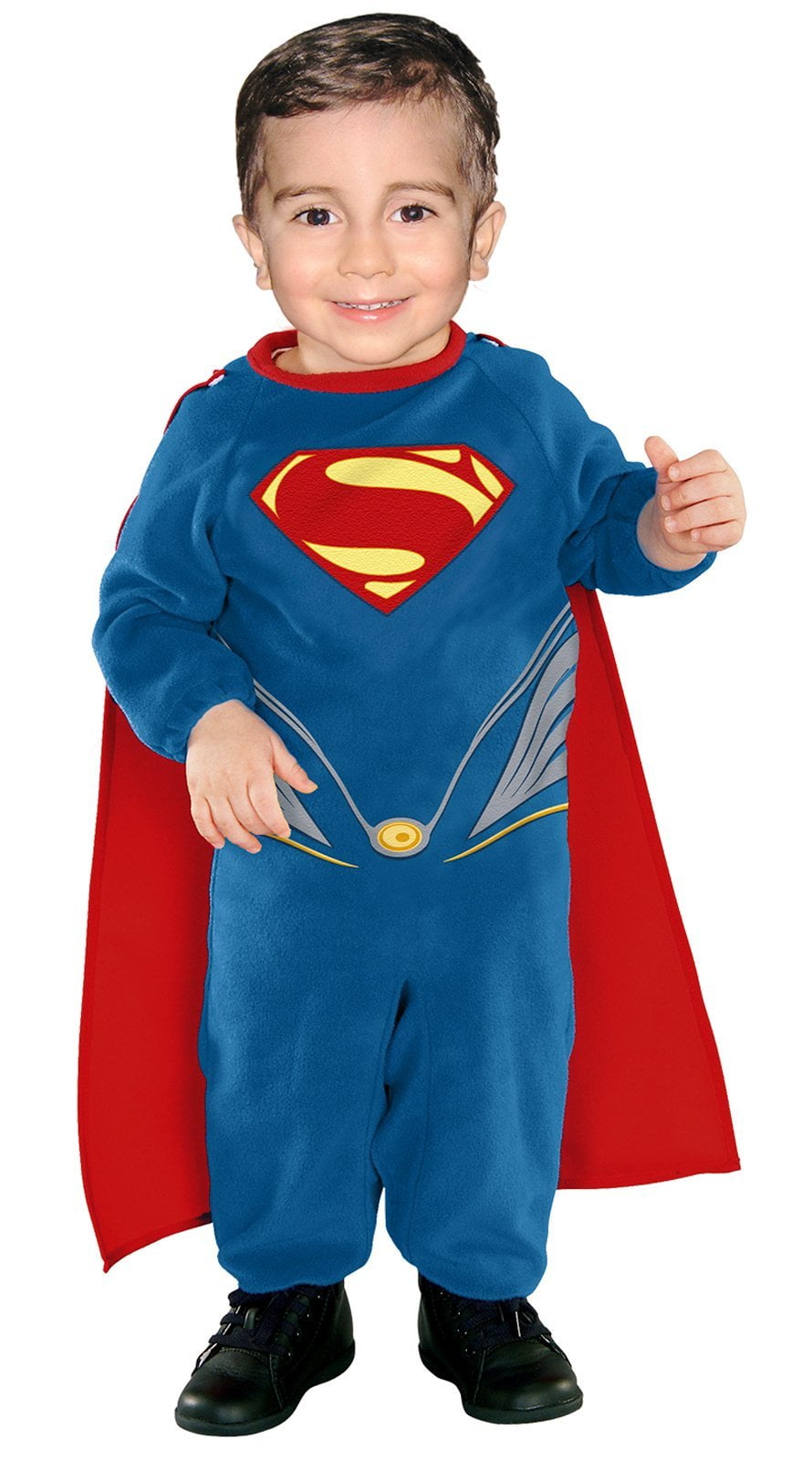 Superman Man Of Steel EZ-On Romper Costume Infant Toddler - Walmart.com ...