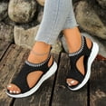 thumbnail image 2 of Yuanlong Womens Sandals Mesh Breathable Summer Casual Sandals Hollow Out Open Toe Sporty Walking Footwear, 2 of 7