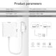 thumbnail image 2 of Adaptador USB C a VGA, adaptador tipo C a VGA compatible con MacBook Pro, 2 of 8