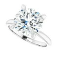 thumbnail image 5 of Moissanite Engagement Ring 3 Carat Round Solitaire Style, 5 of 5