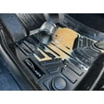 thumbnail image 3 of SMARTLINER Custom Fit All Weather Black 2 Row Floor Mat Liner Set Compatible With 2022-2025 Ford Maverick (Only Fits Hybrid Models), 3 of 6