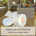 thumbnail image 7 of HQRP Foam and Felt Filter Kit for Shark Navigator NV36A / NV36 / UV410 / NV42 Swivel Deluxe, Deluxe Upright Vac Vacuum Cleaner, 7 of 7