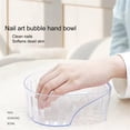 thumbnail image 1 of Bol de Trempage pour Ongles Facile à Utiliser Pratique Réutilisable Transparent Texturé Propre Bol de Manucure Acrylique Accessoires pour Femmes, 1 of 8