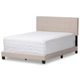 thumbnail image 1 of Bowery Hill Tufted Queen Panel Bed in Beige, 1 of 5