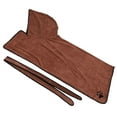 thumbnail image 1 of Keenso Pet Bathrobe, Convenient Brown Dog Bath Towel, For Dog Pet, 1 of 8
