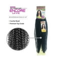 thumbnail image 3 of Ebo Human Hair Blend Braids Encore La Vie Bohemian Bulk 24" Inch ( 1 Jet Black ), 3 of 5