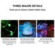 thumbnail image 5 of Guirnalda de luces navideñas inteligentes XOAIHY 2024 con Bluetooth, múltiples modos de iluminación y sincronización musical. Aplicación personalizable para crear pantallas de luces personalizadas., 5 of 6