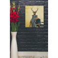 thumbnail image 3 of Epic Graffiti 'Deer In Blue Dress' by Fab Funky, Canvas Wall Art, 20"x24", 3 of 3