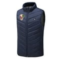 thumbnail image 4 of Homenesgenics Thermal Jacket Vest Heated Men and Women Winter Printed 9 Zone 3 Level Temperature Control Electric Blue S, 4 of 6