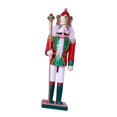 thumbnail image 1 of Figuras de Cascanueces de Madera Reluciente Adornos de Escritorio de Navidad Figuras de de Navidad de Madera Coleccionables para Encim bota verde Gloria Figuras de Cascanueces, 1 of 7