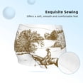 thumbnail image 2 of Pofeuu Horse Rider In Field Print Soft Cotton Girls Boyshort panties Toddler Underwear-X-Large, 2 of 5