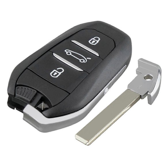 Car Smart Remote Key 3 Buttons 433Mhz 46 CHIP Compatible with 208 3008 508 5008 Expert (C)