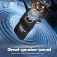 thumbnail image 2 of TFixolTeleheer V6 Motorcycle Helmet Bluetooth 5.1 Headset,Intercom Communication System Full Duplex Riding Real-Time Bluetooth Intercom Waterproof&Wind-proof 1Pcs Black, 2 of 7