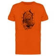 thumbnail image 1 of Hipster Lion Ripped Paper Sketch Tee Men's -Image by Shutterstock, 1 of 1