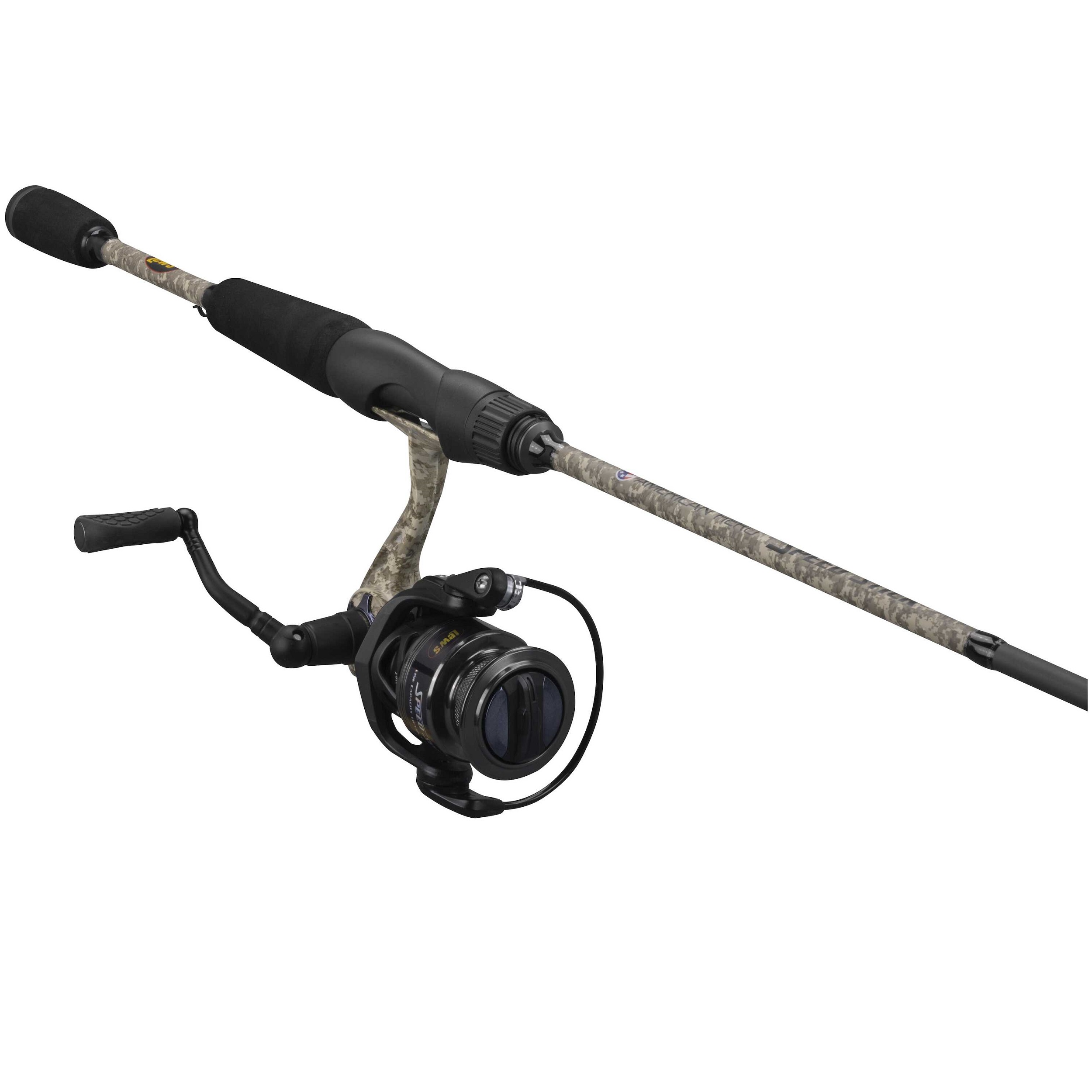 Lew's American Hero Camo 200 6.2:1 6'-2pc Med Spinning Rod and Reel Combo - image 5 of 8