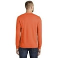 thumbnail image 3 of Port & Company Tall Long Sleeve Core Blend Tee - PC55LST Safety Orange | 5.5 Oz Size - XLT | Buy from PORT & COMPANY, 3 of 7