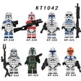 thumbnail image 4 of Bloques De construcción Star Wars minifiguras Darth Vader clon Trooper stormtrooper Kt1042, 4 of 4
