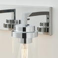 thumbnail image 4 of KAWOTI 5-Light Chrome Vanity Light with Clear Glass Shade, 4 of 7