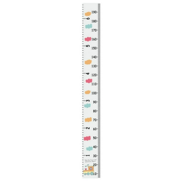 fymall hanging canvas height measurement ruler kids growth chart wall