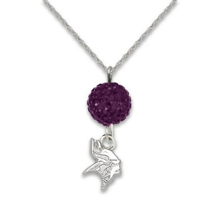 Minnesota Vikings S/S MINNESOTA VIKINGS CRYSTAL OVATION NECKLACE