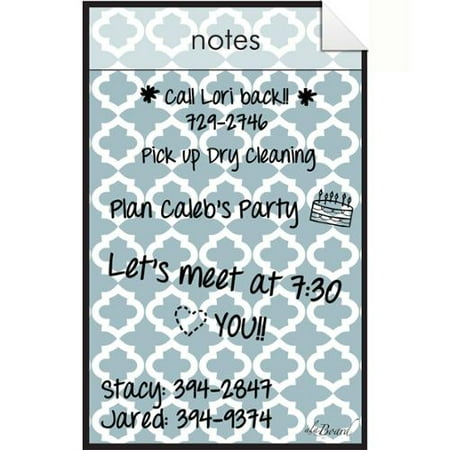 Dry Erase Sheet Peel - AlaBoard Lattice Dry Erase Peel and Stick Message Decal