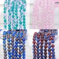 thumbnail image 5 of US 100 Pack 8mm Loose Round Spacer Beads Strand Crackle Lampwork Glass Beads, 5 of 5