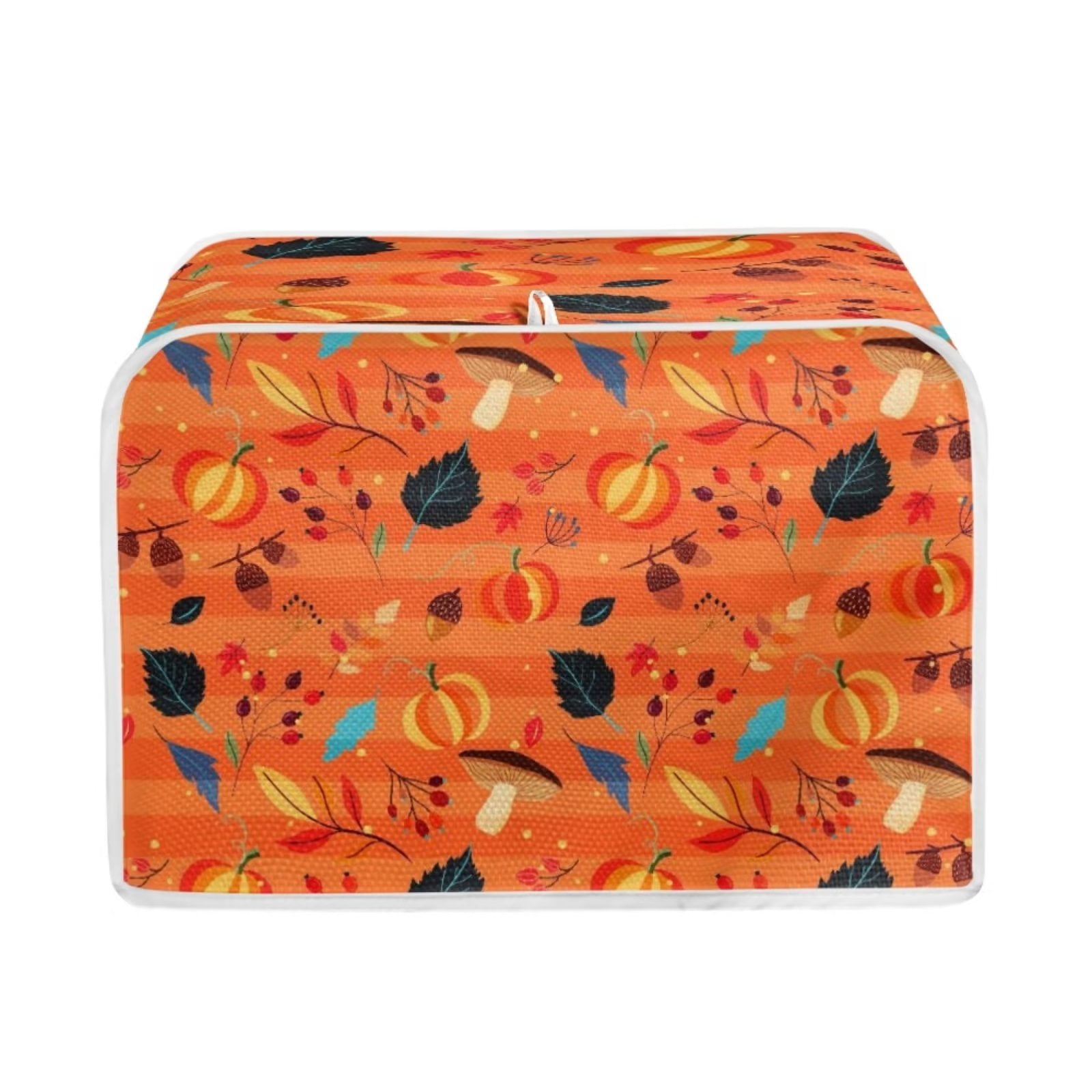 Pzuqiu Thanksgiving Harvest Pumpkins Toaster Cover for Home Office,Fall