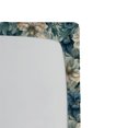 thumbnail image 3 of Ambesonne Botanical Garden Fitted Sheet, Cold Tones Floral, Queen Size, Slate Blue and Dark Teal, 3 of 5