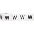 thumbnail image 2 of Letter W Inventory Labels 1.5 inch Round Circle Dots 500 Adhesive Stickers, 2 of 2