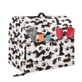 thumbnail image 5 of TSOVTHRID Dachshund Dog Paw Print Mixer Cover for 6-8 Quart Stand Mixer Portable Stand Mixer Dust Cover Small Appliance Covers with Top Handle and 2 Pockets for Extra Accessories,L, 5 of 7