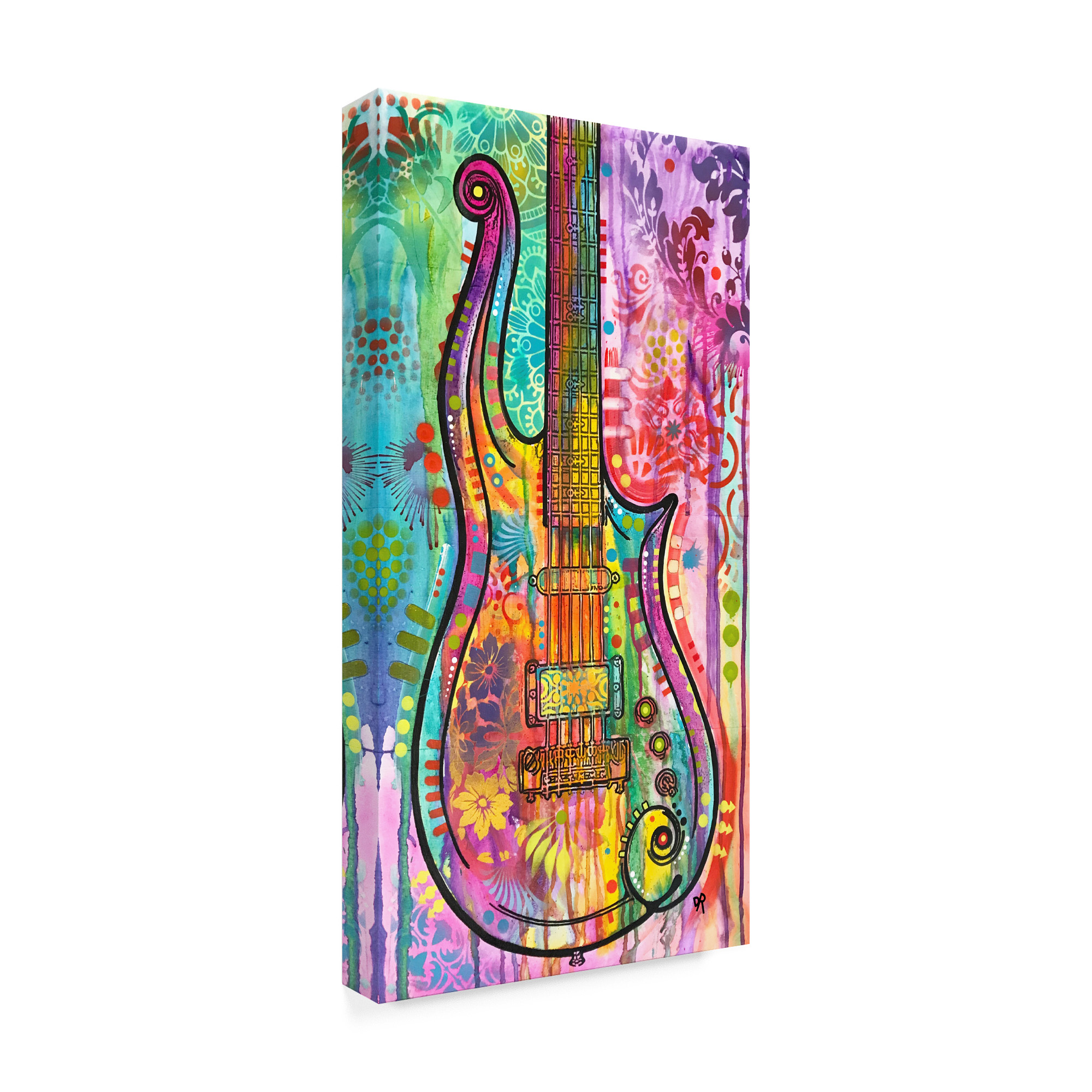 Trademark Fine Art 'Prince Cloud Guitar' Canvas Art by Dean Russo