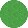 thumbnail image 1 of Ahgly Company Machine Washable Indoor Round Transitional Lime Green Area Rugs, 4' Round, 1 of 7