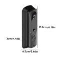 thumbnail image 4 of Timbre de puerta WiFi con micrófono incorporado Vista nocturna por infrarrojos Teléfono Control remoto Intercomunicador inalámbrico Timbre de puerta Timbre electrónico Negro Jumpingount AF000225-02B, 4 of 6