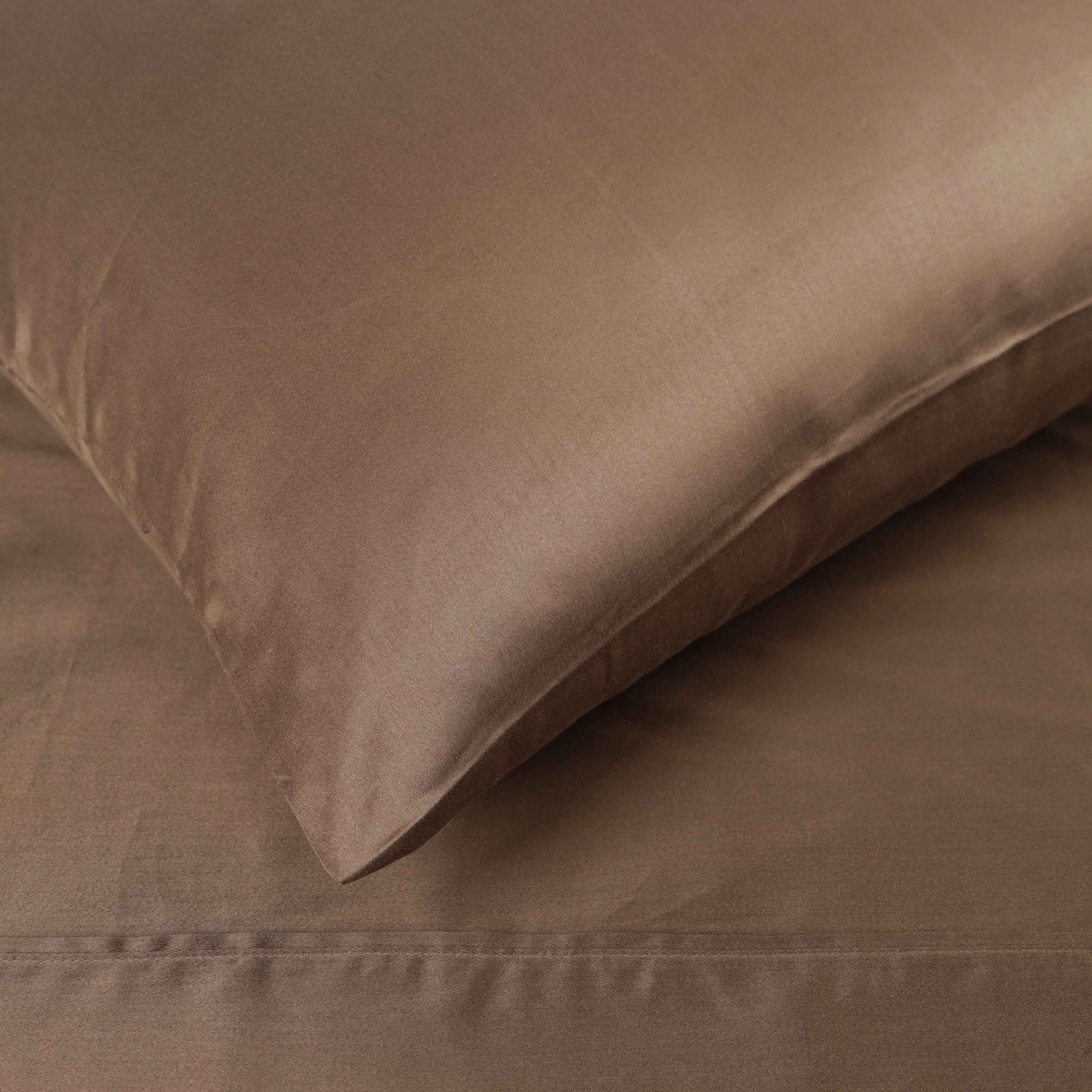 Superior Egyptian Cotton 300 Thread Count Deep Pocket Sheet Set, King, Taupe