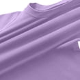 thumbnail image 7 of CPNG Girls and Boys 2 Piece Short Set Kids Summer Outfit Solid Color Short Sleeve T-shirt Elastic Waist Shorts Set(Purple,9-10 Years), 7 of 7