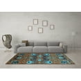 thumbnail image 3 of Ahgly Company Indoor Rectangle Oriental Light Blue Industrial Area Rugs, 8' x 12', 3 of 4