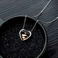 thumbnail image 7 of SHELLTON Love Heart Pendant Necklace 14K Rose Gold Plated Urn Jewelry for Ashes Memorial Urn Locket Stainless Steel Keepsake Jewelry, 7 of 7