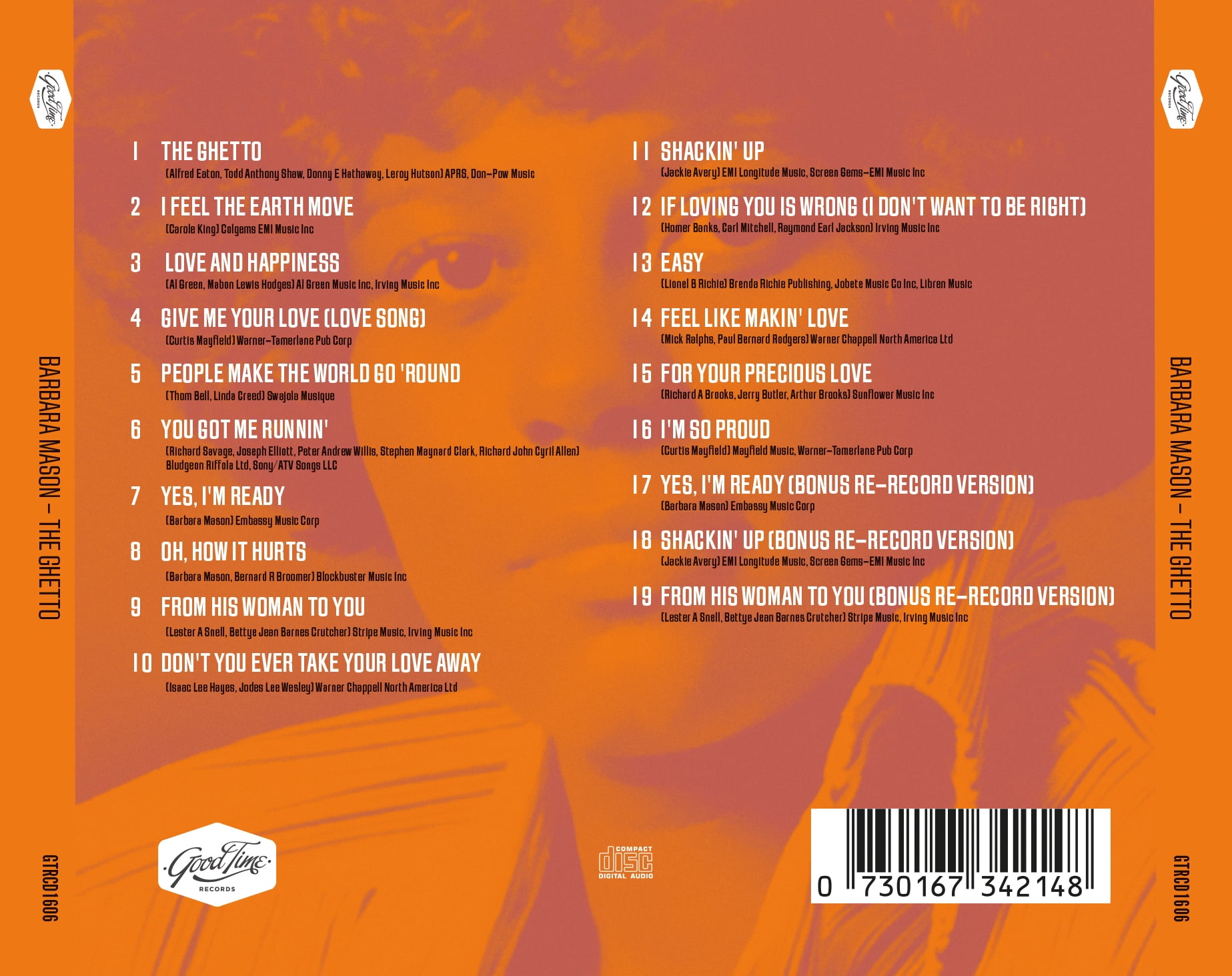 Barbara Mason - The Ghetto - Music & Performance - CD