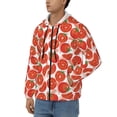 thumbnail image 3 of Honeii Tomatoes Print Hoodies for Men, Pullover & Full Zip, Breathable Zip up Hoodie, Sweatshirt-Medium, 3 of 5